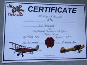 Customer Photo of Tiger Club Flight Experience